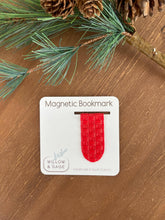 Load image into Gallery viewer, Red Magnetic Bookmark
