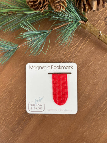 Red Magnetic Bookmark