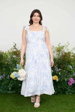 Load image into Gallery viewer, Blue Blossom Tiered Dress