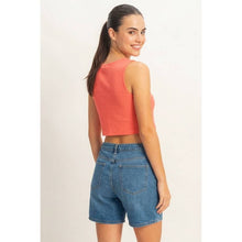 Load image into Gallery viewer, Coral Button Down Vest