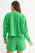 Load image into Gallery viewer, Green Wash Rib Sweater