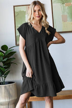 Load image into Gallery viewer, Black Babydoll Dress