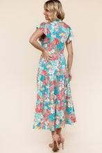 Load image into Gallery viewer, Floral Collared Dress W/ Side Pockets