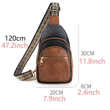Load image into Gallery viewer, Brown Retro Multi Layered Shoulder Bag