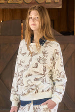 Load image into Gallery viewer, Cream Western Print Top