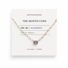 Load image into Gallery viewer, The Month Code Birthstone Necklace Collection