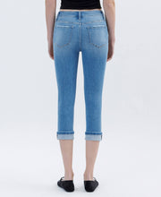 Load image into Gallery viewer, Vervet High Rise Cuffed Capri Jeans