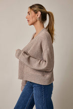 Load image into Gallery viewer, Oatmeal Cropped Cardigan