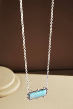 Load image into Gallery viewer, Western Ball TXR Bar Necklace with Hand Stone: TURQUOISE