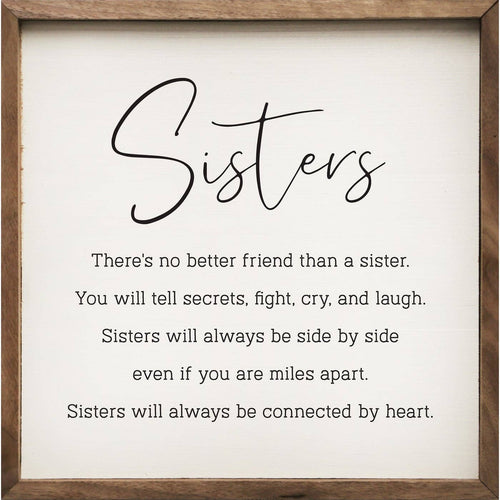 Sisters White: 4 x 4 x 1