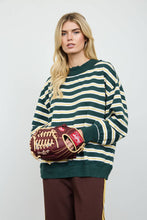 Load image into Gallery viewer, Hunter Stripe Long Sleeve Top