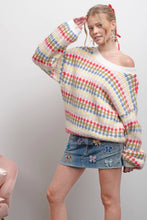Load image into Gallery viewer, Fuchsia Crewneck Pullover Sweater
