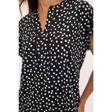 Load image into Gallery viewer, Black &amp; Ivory Dolman Top