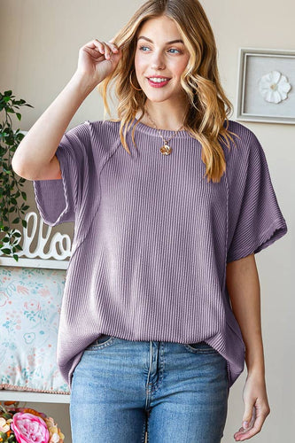 Dusty Lavender Urban Ribbed Top