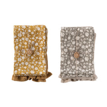 Load image into Gallery viewer, Cotton Slub Printed &amp; Cotton Waffle Tea Towels