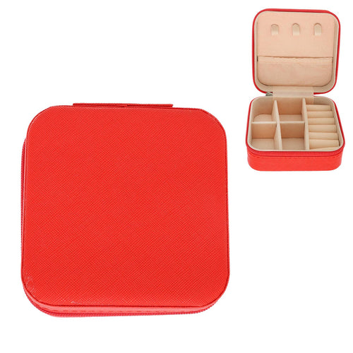 Red Travel Jewelry Box