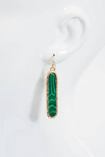 Load image into Gallery viewer, Metal Bar Earring with Stone: Dal