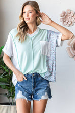 Load image into Gallery viewer, Mint Color Block Top