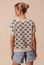 Load image into Gallery viewer, Oatmeal Bow Pattern Sweater Vest