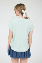 Load image into Gallery viewer, Dusty Mint Cuff Sleeve Top