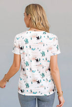 Load image into Gallery viewer, Western Cactus Print Top
