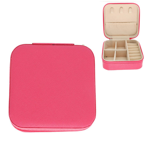 Fuchsia Travel Jewelry Box