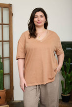 Load image into Gallery viewer, Dusty Apricot Washed Relaxed Tee