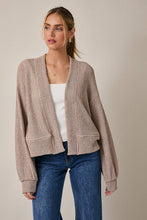 Load image into Gallery viewer, Oatmeal Cropped Cardigan