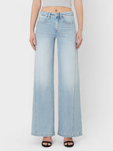 Load image into Gallery viewer, Vervet High Rise Side Panel Wide Leg Jeans