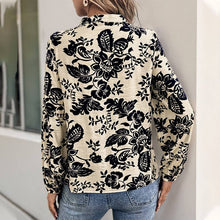 Load image into Gallery viewer, Navy Vintage Printed Top