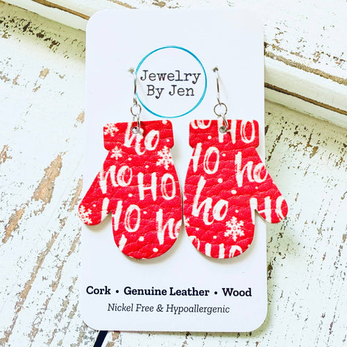 Mitten Earrings: Ho, Ho Ho!