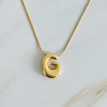 Load image into Gallery viewer, Balloon Letter Initial Necklace
