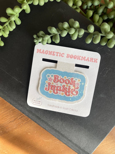 Book Junkie Magnetic Bookmark
