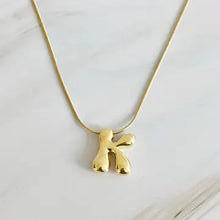Load image into Gallery viewer, Balloon Letter Initial Necklace