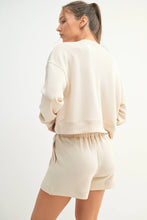 Load image into Gallery viewer, Black Laguna Dropped Shoulder Sweatshirt