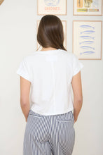Load image into Gallery viewer, WASHED SHORT SLEEVE BOXY KNIT TOP: OLIVE