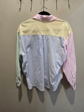Load image into Gallery viewer, Multi Color Pastel Stripe Button Up