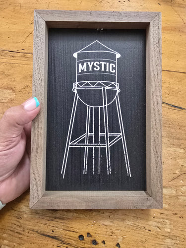 Water Tower Black: 5 x 8 x 1.5