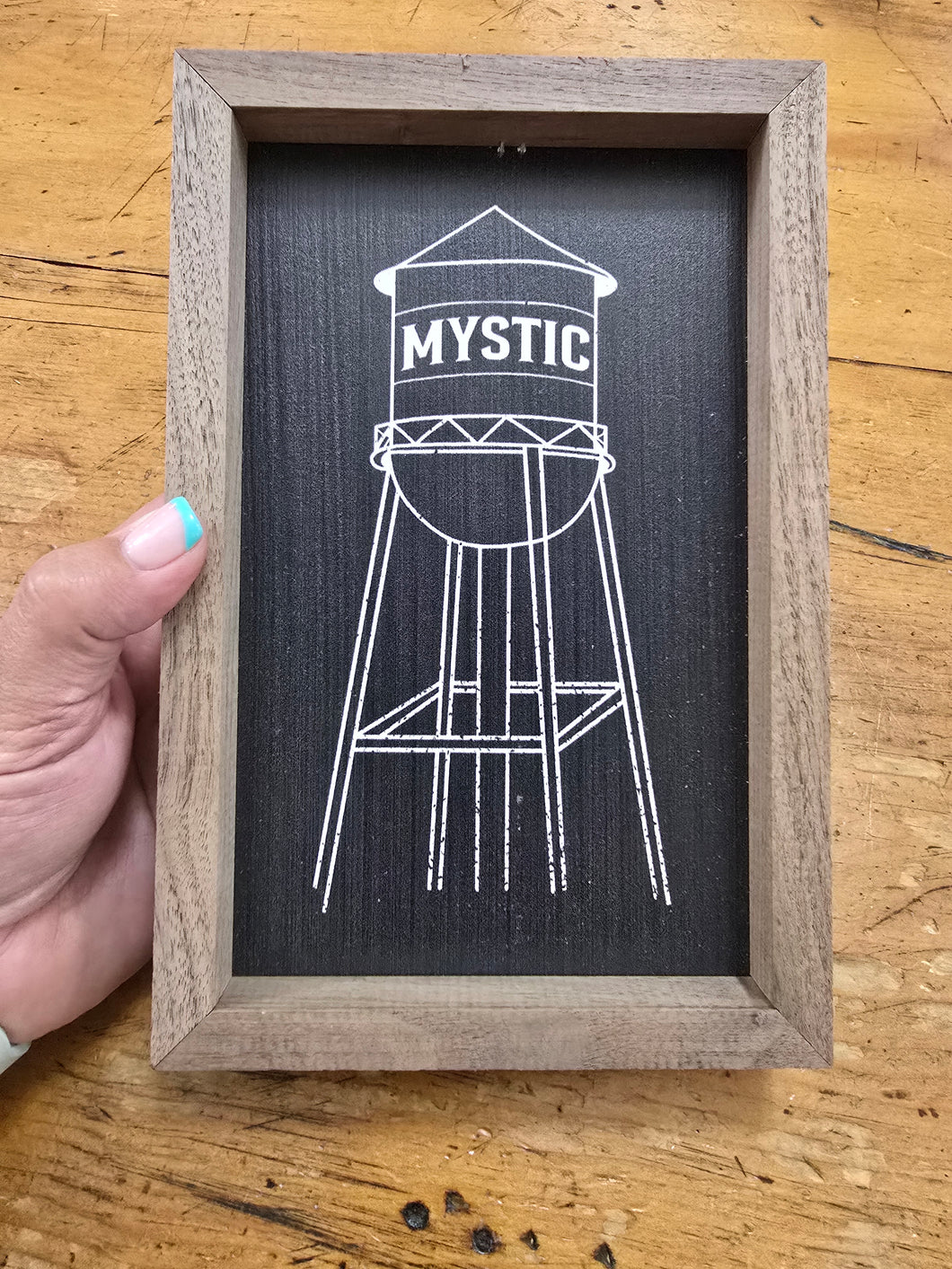 Water Tower Black: 5 x 8 x 1.5