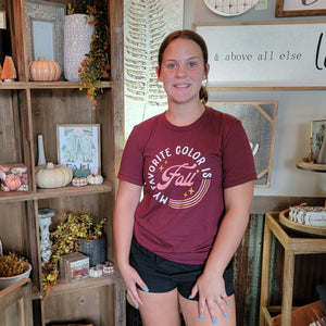 My Favorite Color is Fall Graphic Tee