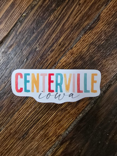 Vinyl Centerville Magnet