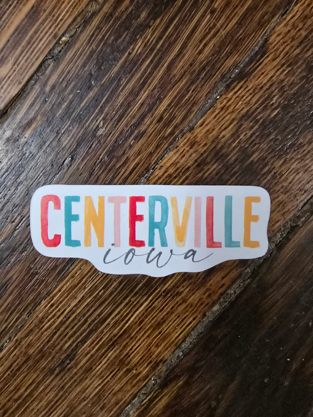 Vinyl Centerville Magnet