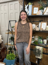 Load image into Gallery viewer, Mocha Animal Print Tank