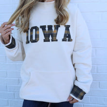 Load image into Gallery viewer, Iowa Plaid Mockneck