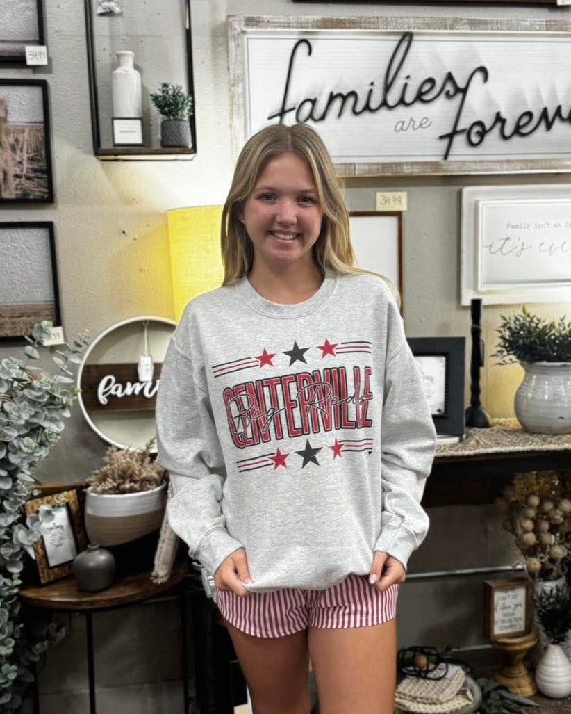 Big Red Spirit Stars Sweatshirt