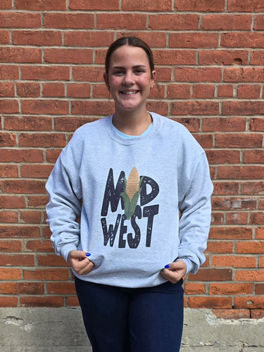 Midwest Corn on The Cob Crewneck Sweatshirt