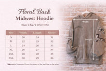 Load image into Gallery viewer, Brown Floral Back Midwest Hoodie