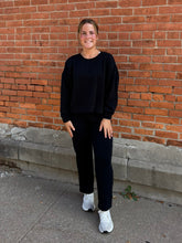 Load image into Gallery viewer, Black Laguna Soft Drape Cropped Pants