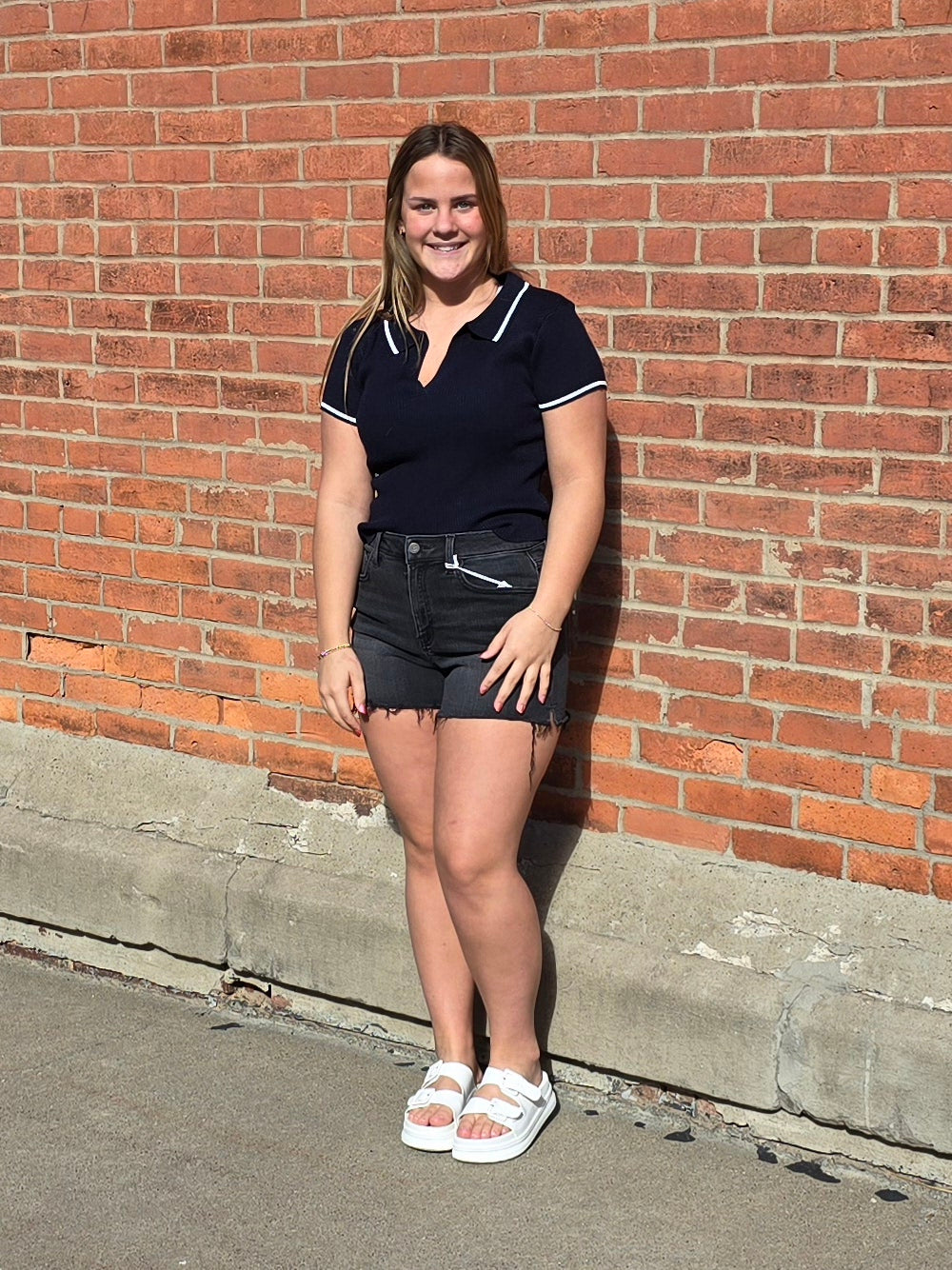 Navy Short Sleeve Polo Shirt