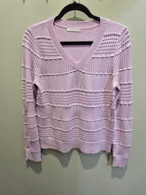 Load image into Gallery viewer, Lavender V-Neck Sweater